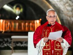Love without fear, Pope Leo XIV tells Lebanese church workers at tomb of St. Charbel at Monastery of St. Maron