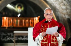 Love without fear, Pope Leo XIV tells Lebanese church workers at tomb of St. Charbel at Monastery of St. Maron