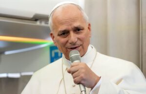 Pope Leo XIV tells reporters dialogue is always the answer to tense situations