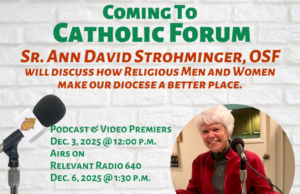 Hear how Religious women and men greatly contribute to the life of the Church on the latest Catholic Forum