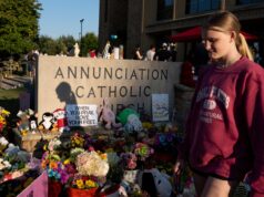 Three months after fatal shooting, Minneapolis church at Annunciation parish is restored for worship