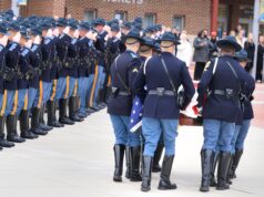 Law enforcement, community members descend on Delaware’s Bob Carpenter Center, pay respects to slain Cpl. Matthew ‘Ty’ Snook