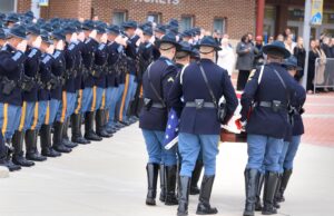 Law enforcement, community members descend on Delaware’s Bob Carpenter Center, pay respects to slain Cpl. Matthew ‘Ty’ Snook