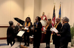 Wilmington Diocese Gospel Choir group performs at Salesianum School MLK program