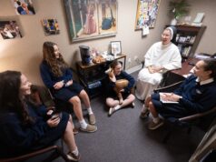 ‘With joy,’ Dominican fulfills mission to provide religious sister’s presence throughout school