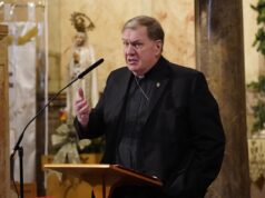 Cardinal Joseph W. Tobin joins prayer service near immigrant detention center
