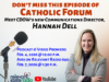 Meet Hannah Dell, the Diocese of Wilmington’s new Communications Director, on the latest Catholic Forum