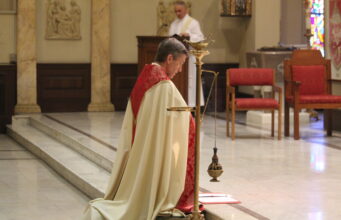 Bishop Koenig leads Holy Hour for Peace in Diocese of Wilmington at St. Peter Cathedral