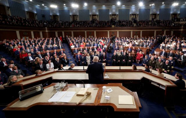 TRUMP STATE UNION ADDRESS CAPITOL
