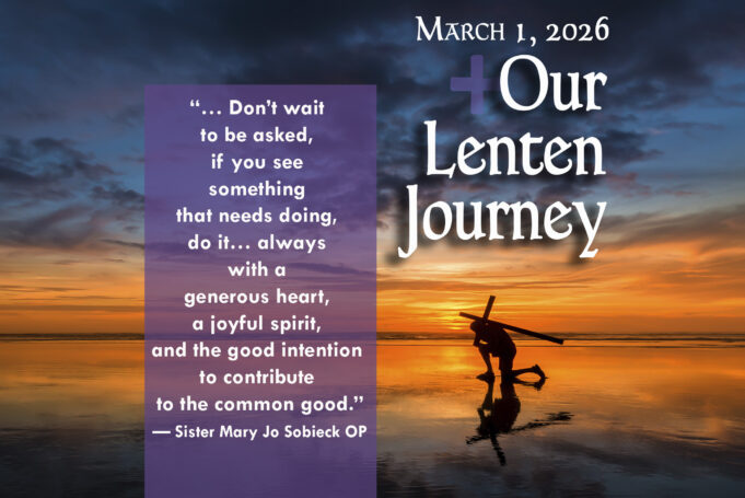 Our Lenten Journey, March 1, 2026