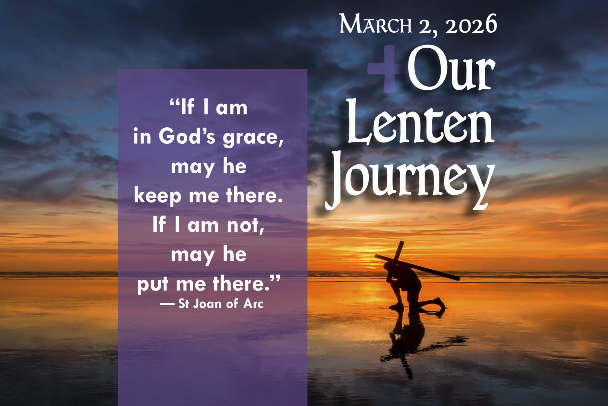 Our Lenten Journey, March 2, 2026 - The Dialog