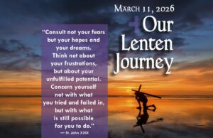 Our Lenten Journey, March 11, 2026