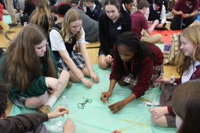 Eighth-grade students across Diocese of Wilmington learn team-building and true friendship come from Jesus: Photo gallery