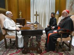 Tehran archbishop Cardinal Dominique Mathieu evacuated from Iran meets Pope Leo in Rome: ‘Pray for conversion of hearts’
