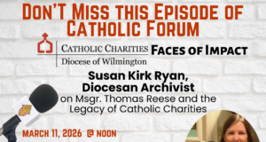 Catholic Forum: Faces of Impact — Archivist Susan Kirk Ryan on Msgr. Thomas J. Reese and the legacy of Catholic Charities