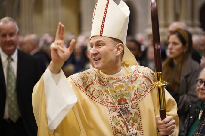 Archbishop Ronald A. Hicks leads St. Patrick’s Day Mass at St. Patrick’s Cathedral for a day ‘rooted in prayer, rooted in faith’
