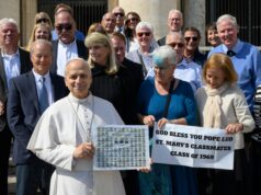 Class reunion, Vatican version: Childhood classmates from Chicago’s South Side reunite with Pope Leo XIV