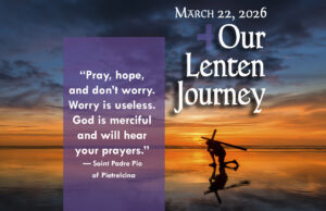 Our Lenten Journey, March 22, 2026