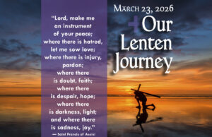 Our Lenten Journey, March 23, 2026