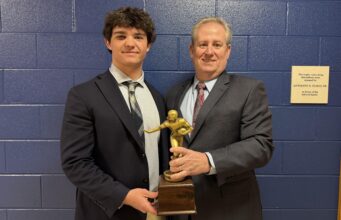Roman Trubiano of Salesianum School receives Michael DeLucia Memorial Sportsmanship Award