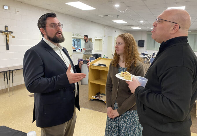 Artificial Intelligence expert Pat Zingo tells Catholic gathering in Ridgely, Maryland, we need antidote to AI isolation