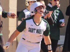 Saint Mark’s High School breaks out the bats in season-opening softball win: Photo gallery