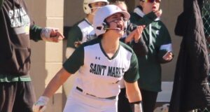 Saint Mark’s High School breaks out the bats in season-opening softball win: Photo gallery