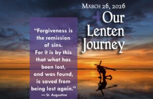 Our Lenten Journey, March 26, 2026