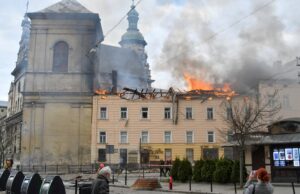 War in Ukraine: Historic monastery, church damaged in overnight Russian drone attack in Lviv