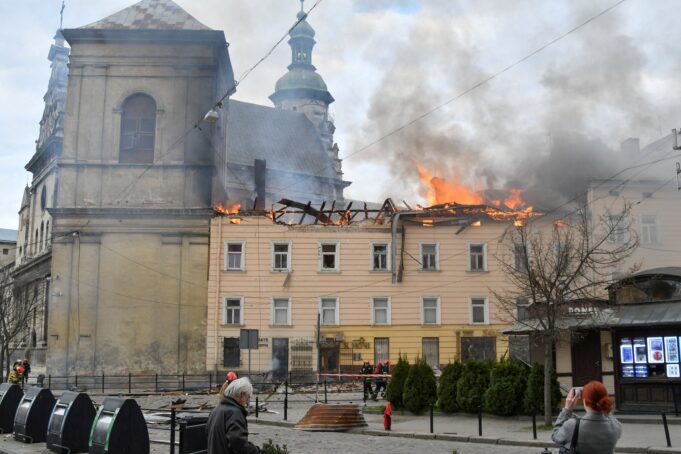 War in Ukraine: Historic monastery, church damaged in overnight Russian drone attack in Lviv