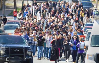 A voice from the crowd at the 15th annual Cross Pilgrimage in Wilmington: Photo gallery