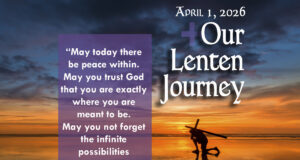 Our Lenten Journey, April 1, 2026