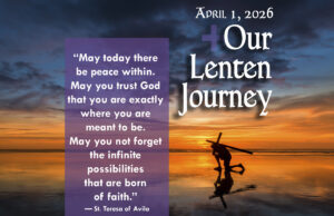 Our Lenten Journey, April 1, 2026