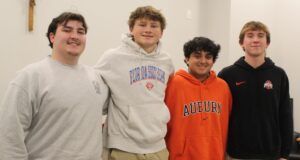 A half-dozen Saints Peter and Paul High School students join the faith