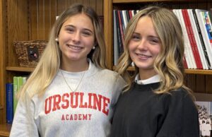 ‘I want to be part of the club:’ Two Ursuline Academy students to join the church this Easter