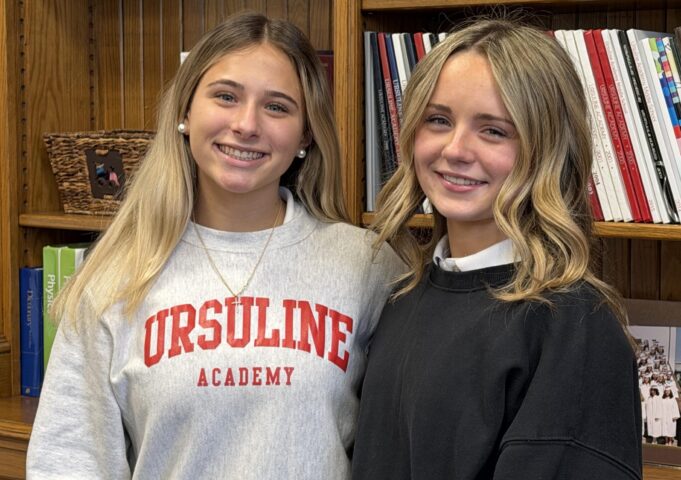 ‘I want to be part of the club:’ Two Ursuline Academy students to join the church this Easter