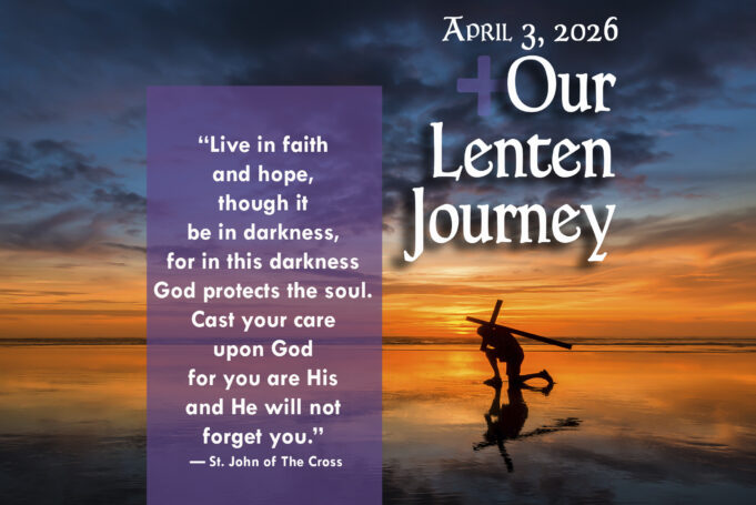 Our Lenten Journey, April 3, 2026