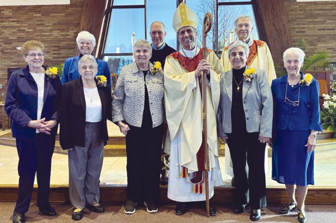 Religious celebrate years of service at Mass and gathering at Church of the Holy Child in Wilmington