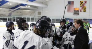 Unlikely scholastic hockey power Saints Peter and Paul in Easton, Maryland, follows lead of decorated head coach Sammy Gerdano