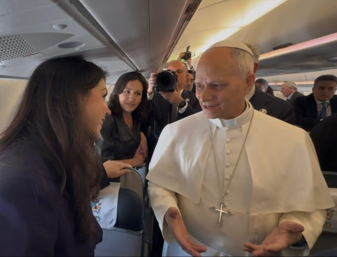 Pope Leo XIV recommends St. Augustine writings on prayer during flight to Algeria