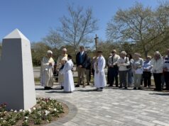 Aspiring Eagle Scout creates prayer garden, monument to unborn at St. John Neumann in Berlin, Maryland — Photo gallery