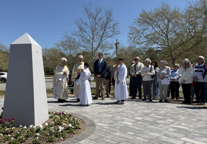Aspiring Eagle Scout creates prayer garden, monument to unborn at St. John Neumann in Berlin, Maryland — Photo gallery
