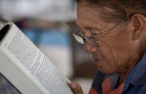 Rather than over-familiar lines running past, writing the Gospel by longhand opens new spiritual insights — Elizabeth Scalia