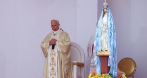 Pope Leo makes pilgrimage to beloved Marian shrine situated on banks of Kwanza River after celebrating Mass for 100,000 in Kilamba