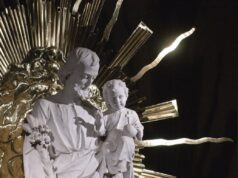 St. Joseph was a guardian who tended the sanctuary lamp of the babe born to Mary — Leonard J. DeLorenzo