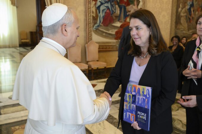 Pope Leo XIV-Kerry Alys Robinson meeting at Vatican highlights Catholic Charities’ response to growing need