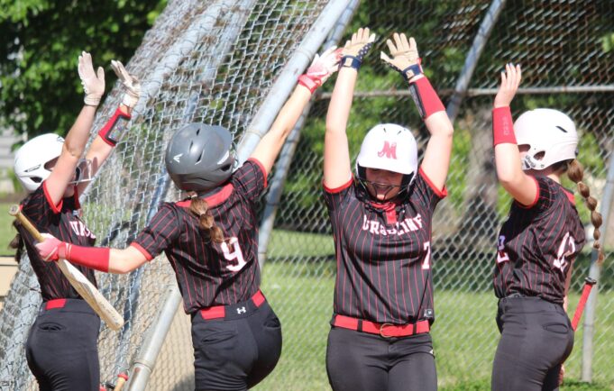 Ursuline Academy softball offense comes to play in win over Glasgow High School: Photo gallery