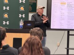 Monday Night Football television director Artie Kempner shares experiences, advice with Saint Mark’s High School students