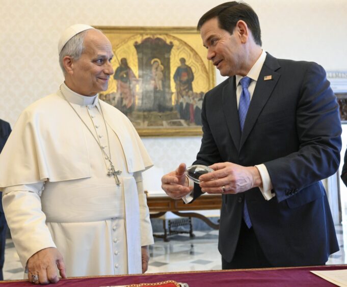U.S. Secretary of State Marco Rubio and Pope Leo XIV, meet to reaffirm ‘shared commitment to promoting peace and human dignity’
