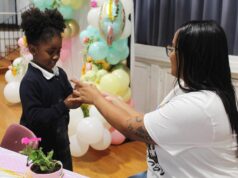 St. Peter Cathedral School celebrates women in its students’ lives with Mothers Day tea: Photo gallery